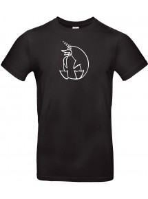 T-Shirt lustige Tiere Einhornpinguin, Einhorn, Pinguin
