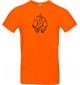 T-Shirt lustige Tiere Einhornelefant, Einhorn, Elefant orange, L