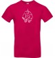 T-Shirt lustige Tiere Einhornelefant, Einhorn, Elefant pink, L