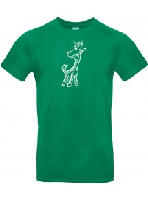 T-Shirt lustige Tiere Einhorngiraffe, Einhorn, Giraffe