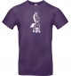 T-Shirt lustige Tiere Einhornzebra, Einhorn, Zebra lila, L