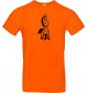 T-Shirt lustige Tiere Einhornzebra, Einhorn, Zebra orange, L