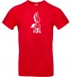 T-Shirt lustige Tiere Einhornzebra, Einhorn, Zebra rot, L