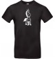 T-Shirt lustige Tiere Einhornzebra, Einhorn, Zebra schwarz, L
