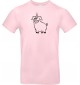 T-Shirt lustige Tiere Einhornschwein, Einhorn, Schwein, Ferkel  rosa, L
