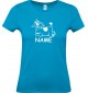 Lady T-Shirt lustige Tiere mit Wunschnamen Einhornkuh, Einhorn, Kuh ,