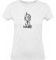 Lady T-Shirt lustige Tiere mit Wunschnamen Einhornschildkröte, Einhorn, Schildkröte  weiss, L