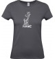 Lady T-Shirt lustige Tiere mit Wunschnamen Einhorngiraffe, Einhorn, Giraffe,