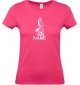 Lady T-Shirt lustige Tiere mit Wunschnamen Einhornzebra, Einhorn, Zebra, pink, L