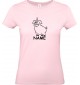 Lady T-Shirt lustige Tiere mit Wunschnamen Einhornschwein, Einhorn, Schwein, Ferkel, rosa, L