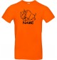 T-Shirt lustige Tiere mit Wunschnamen Einhornnashorn, Einhorn, Nashorn