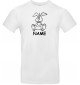 T-Shirt lustige Tiere mit Wunschnamen Einhornhase, Einhorn, Hase  weiss, L