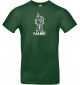 T-Shirt lustige Tiere mit Wunschnamen Einhornschildkröte, Einhorn, Schildkröte grün, L
