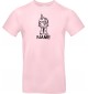 T-Shirt lustige Tiere mit Wunschnamen Einhornschildkröte, Einhorn, Schildkröte rosa, L