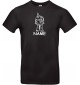 T-Shirt lustige Tiere mit Wunschnamen Einhornschildkröte, Einhorn, Schildkröte schwarz, L