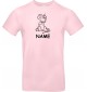 T-Shirt lustige Tiere mit Wunschnamen Einhorn Maus , Einhorn, Maus  rosa, L