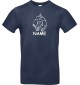 T-Shirt lustige Tiere mit Wunschnamen Einhornelefant, Einhorn, Elefant navy, L