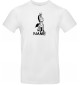 T-Shirt lustige Tiere mit Wunschnamen Einhornzebra, Einhorn, Zebra weiss, L