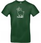 T-Shirt lustige Tiere mit Wunschnamen Einhornschwein, Einhorn, Schwein, Ferkel  grün, L