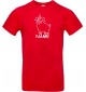 T-Shirt lustige Tiere mit Wunschnamen Einhornschwein, Einhorn, Schwein, Ferkel  rot, L