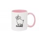 Kaffeepott lustige Tiere mit Wunschnamen Einhornschwein, Einhorn, Schwein, Ferkel, rosa