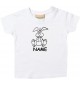 Kinder T-Shirt lustige Tiere mit Wunschnamen Einhornhase, Einhorn, Hase weiss, 0-6 Monate