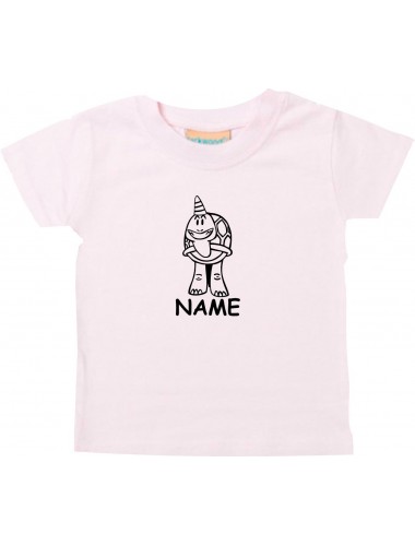 Kinder T-Shirt lustige Tiere mit Wunschnamen Einhornschildkröte, Einhorn, Schildkröte