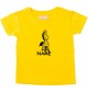 Kinder T-Shirt lustige Tiere mit Wunschnamen EinhornZebra , Einhorn, Zebra gelb, 0-6 Monate