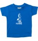 Kinder T-Shirt lustige Tiere mit Wunschnamen EinhornZebra , Einhorn, Zebra royal, 0-6 Monate