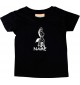 Kinder T-Shirt lustige Tiere mit Wunschnamen EinhornZebra , Einhorn, Zebra schwarz, 0-6 Monate