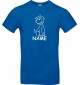 Kinder-Shirt lustige Tiere mit Wunschnamen Einhornhund, Einhorn, Hund, royalblau, 104
