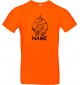 Kinder-Shirt lustige Tiere mit Wunschnamen Einhornelefant, Einhorn, Elefant orange, 104