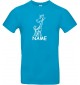 Kinder-Shirt lustige Tiere mit Wunschnamen Einhorngiraffe, Einhorn, Giraffe, atoll, 104