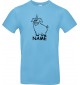 Kinder-Shirt lustige Tiere mit Wunschnamen Einhornschwein, Einhorn, Schwein, Ferkel, hellblau, 104
