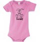 Baby Body lustige Tiere mit Wunschnamen Einhornhase, Einhorn, Hase, rosa, 12-18 Monate