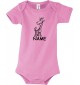 Baby Body lustige Tiere mit Wunschnamen Einhorngiraffe, Einhorn, Giraffe, rosa, 12-18 Monate