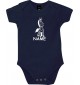 Baby Body lustige Tiere mit Wunschnamen Einhornzebra, Einhorn, Zebra, blau, 12-18 Monate