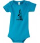 Baby Body lustige Tiere mit Wunschnamen Einhornzebra, Einhorn, Zebra, hellblau, 12-18 Monate
