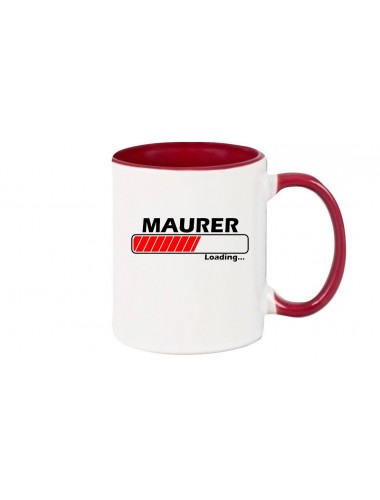 Kaffeepott Maurer Loading , burgundy