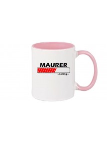 Kaffeepott Maurer Loading , rosa