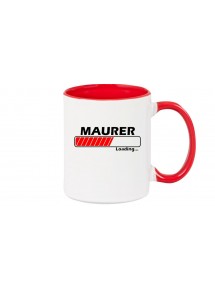 Kaffeepott Maurer Loading , rot