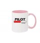Kaffeepott Pilot Loading , rosa
