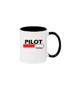 Kaffeepott Pilot Loading , schwarz