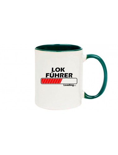 Kaffeepott Lokführer Loading , gruen