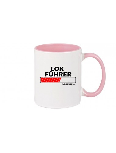 Kaffeepott Lokführer Loading , rosa