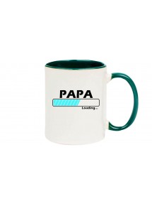 Kaffeepott Papa Loading , gruen