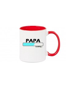 Kaffeepott Papa Loading , rot
