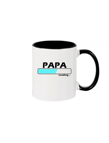 Kaffeepott Papa Loading , schwarz