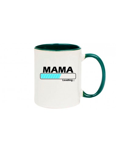 Kaffeepott Mama Loading , gruen