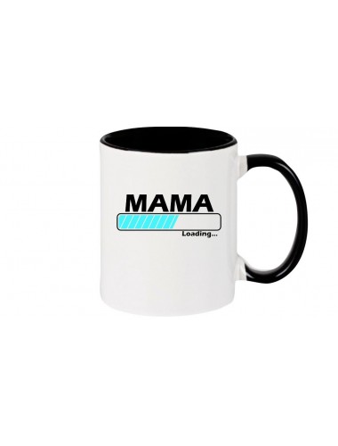 Kaffeepott Mama Loading , schwarz